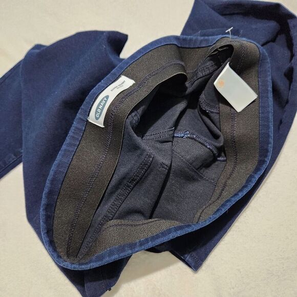 Old Navy Super Skinny Jeans Size 14 Short Navy Blue Stretch Mid-rise - Picture 3 of 13